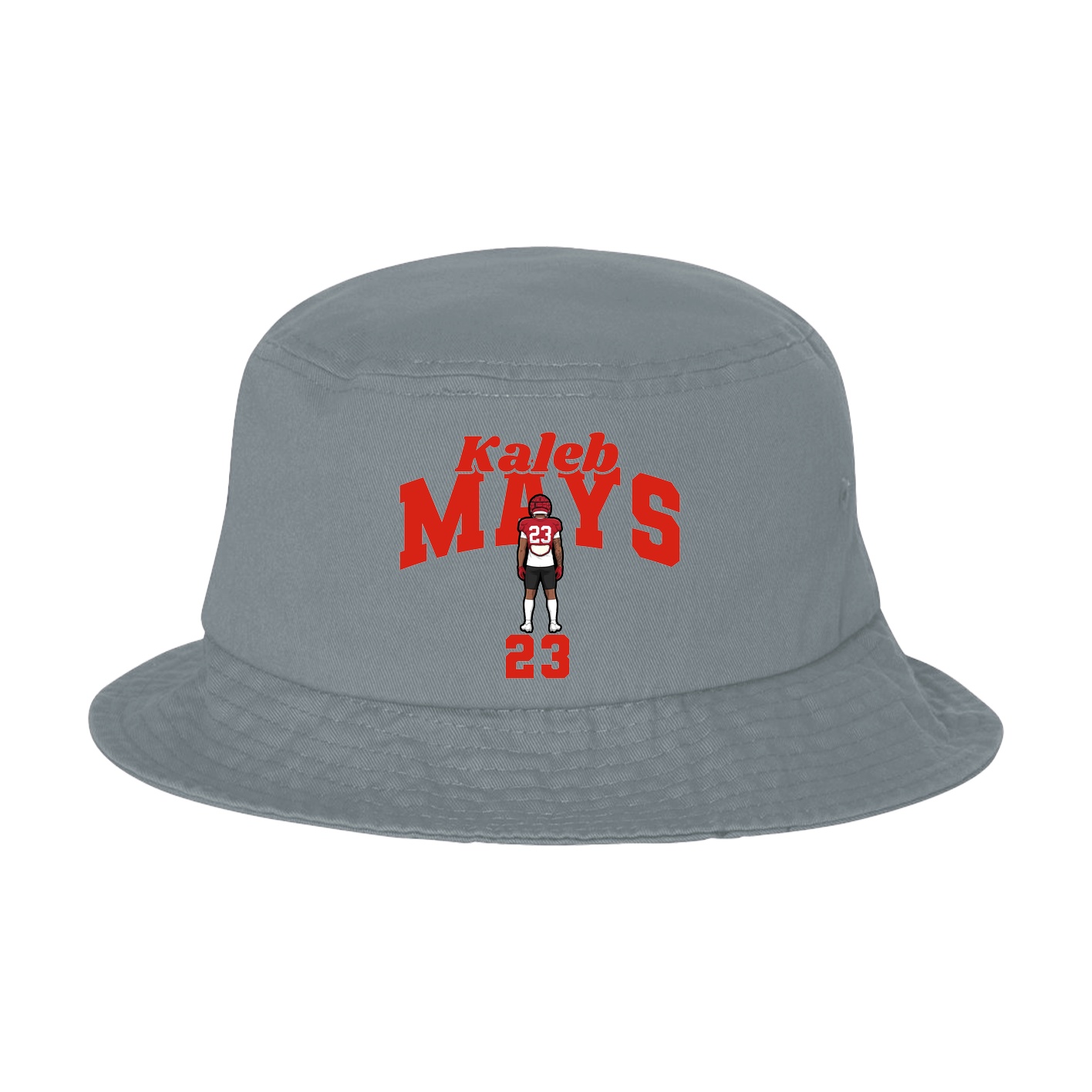 Bucket Cap — Signature Arch in Grey