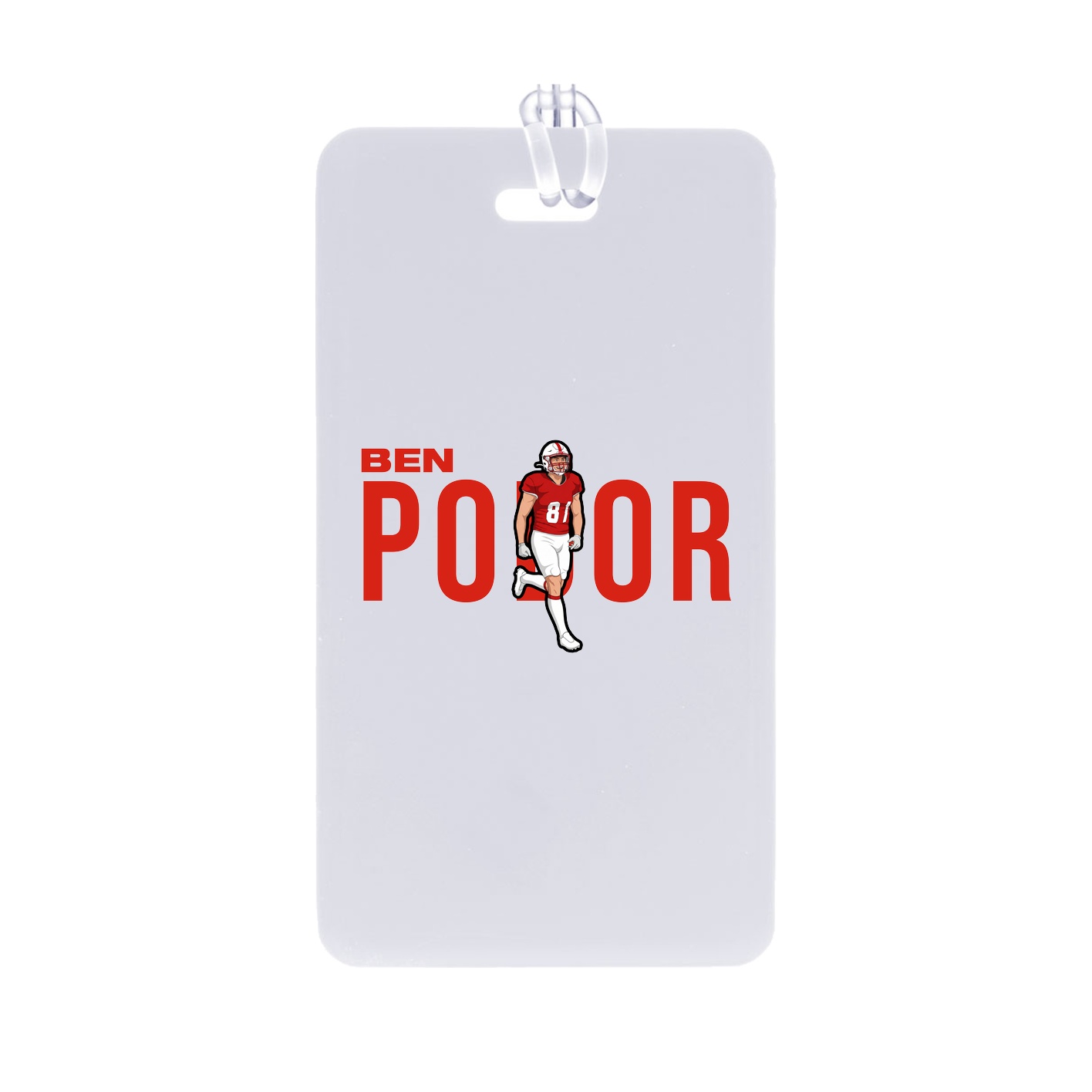 Bag Tag — Player Name in Classic