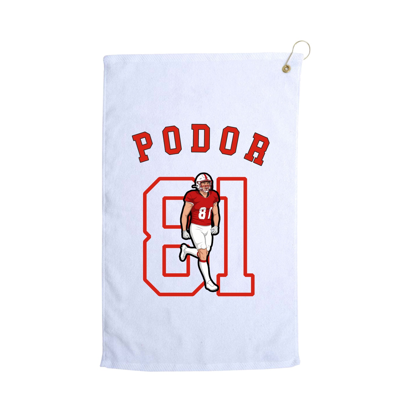 Golf Towel — Shirsey Arch in White