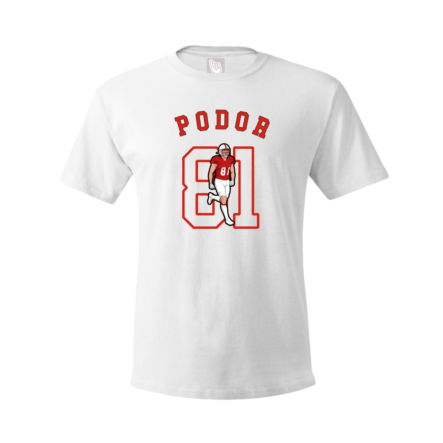 Youth Tee — Shirsey Arch in White