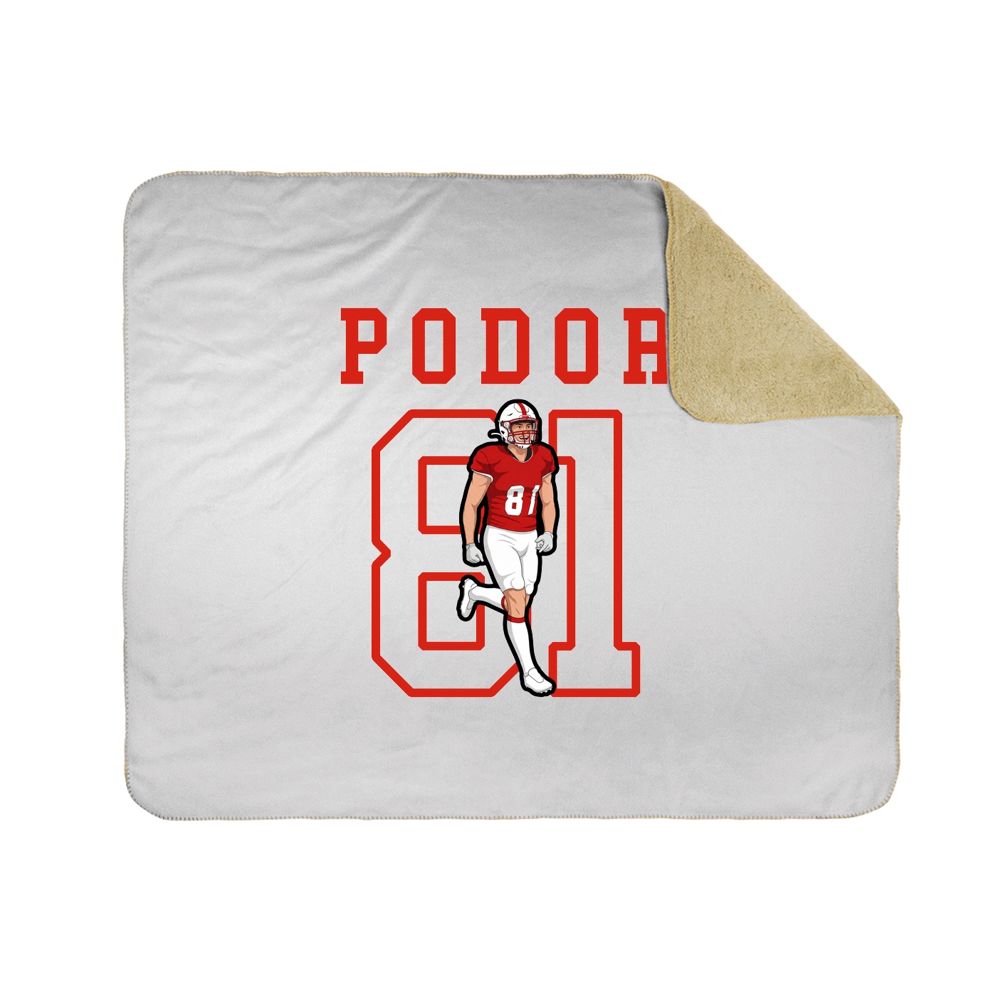 Throw Blanket — Shirsey in White