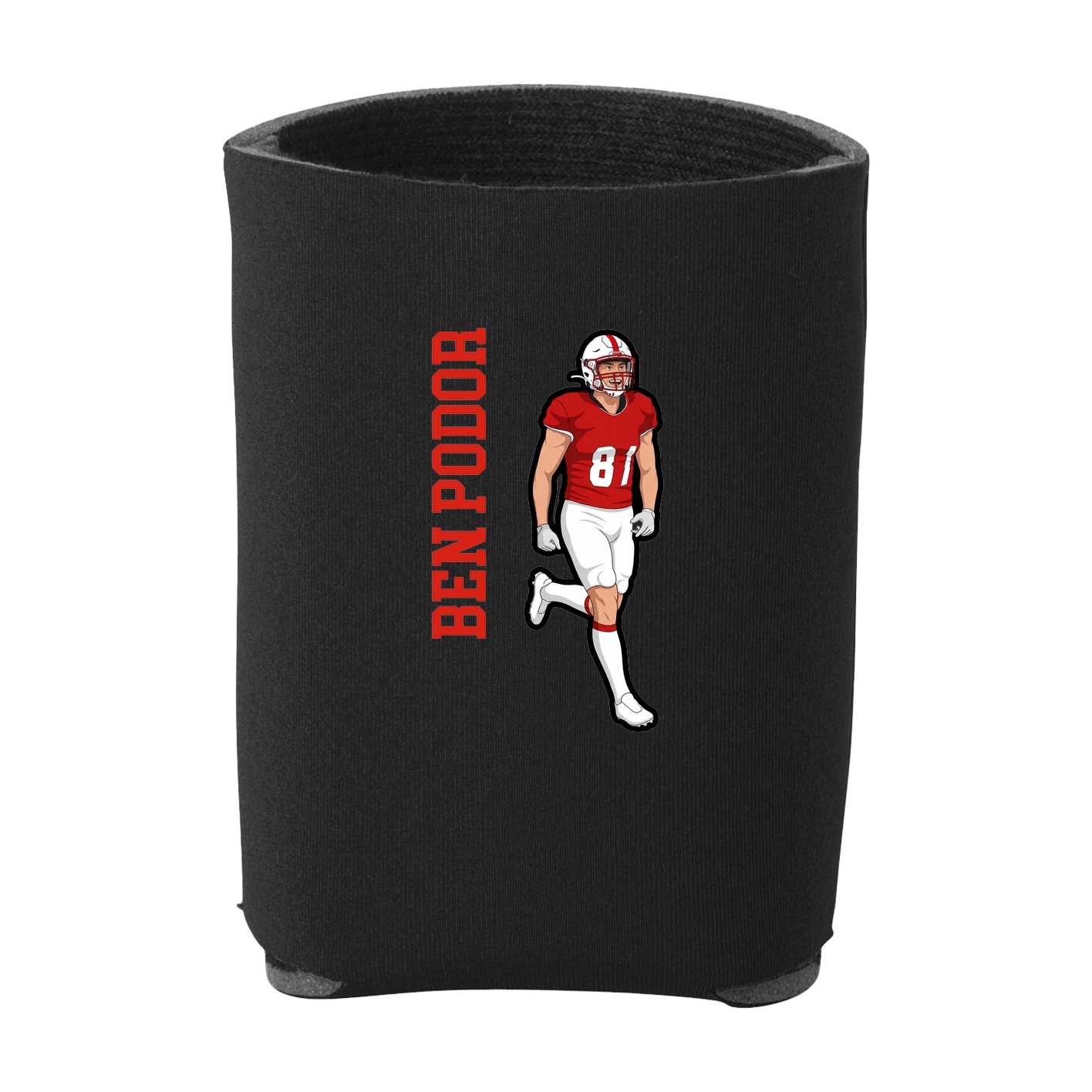 Can Holder — Name Vertical in Black
