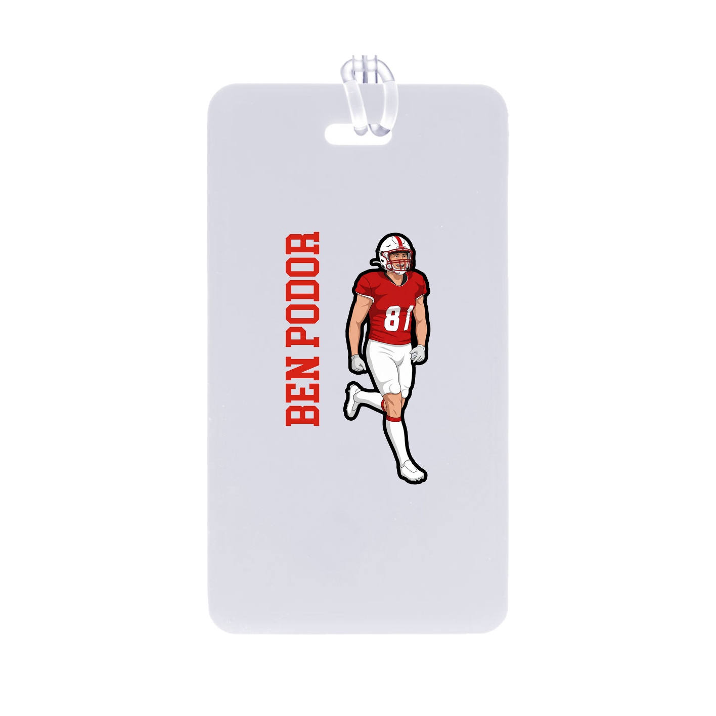 Bag Tag — Name Vertical in Classic