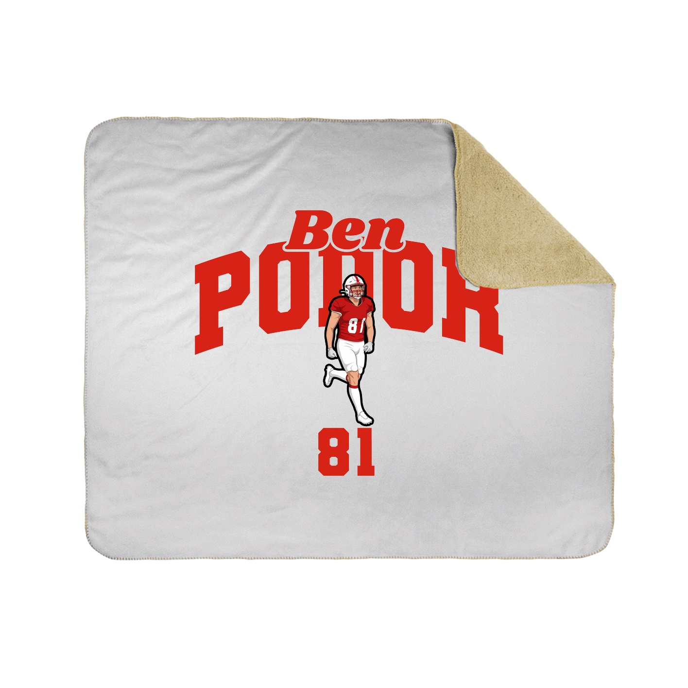 Throw Blanket — Signature Arch in White