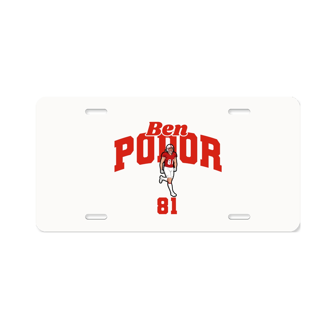 License Plate — Signature Arch in Classic