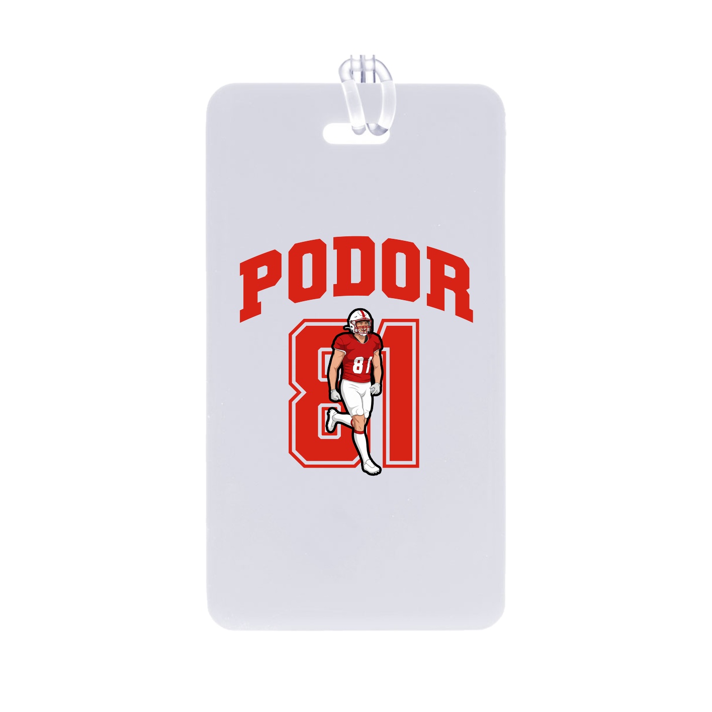 Bag Tag — Number in Classic