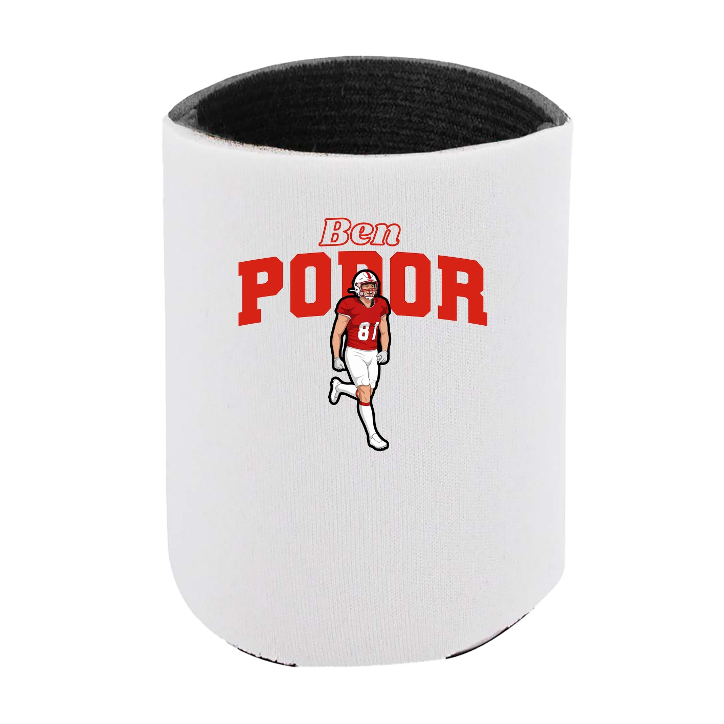 Can Holder — Name Arch in White