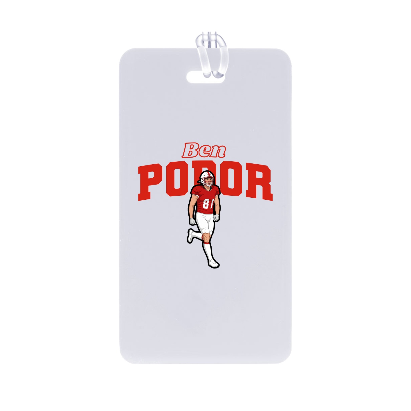 Bag Tag — Name Arch in Classic