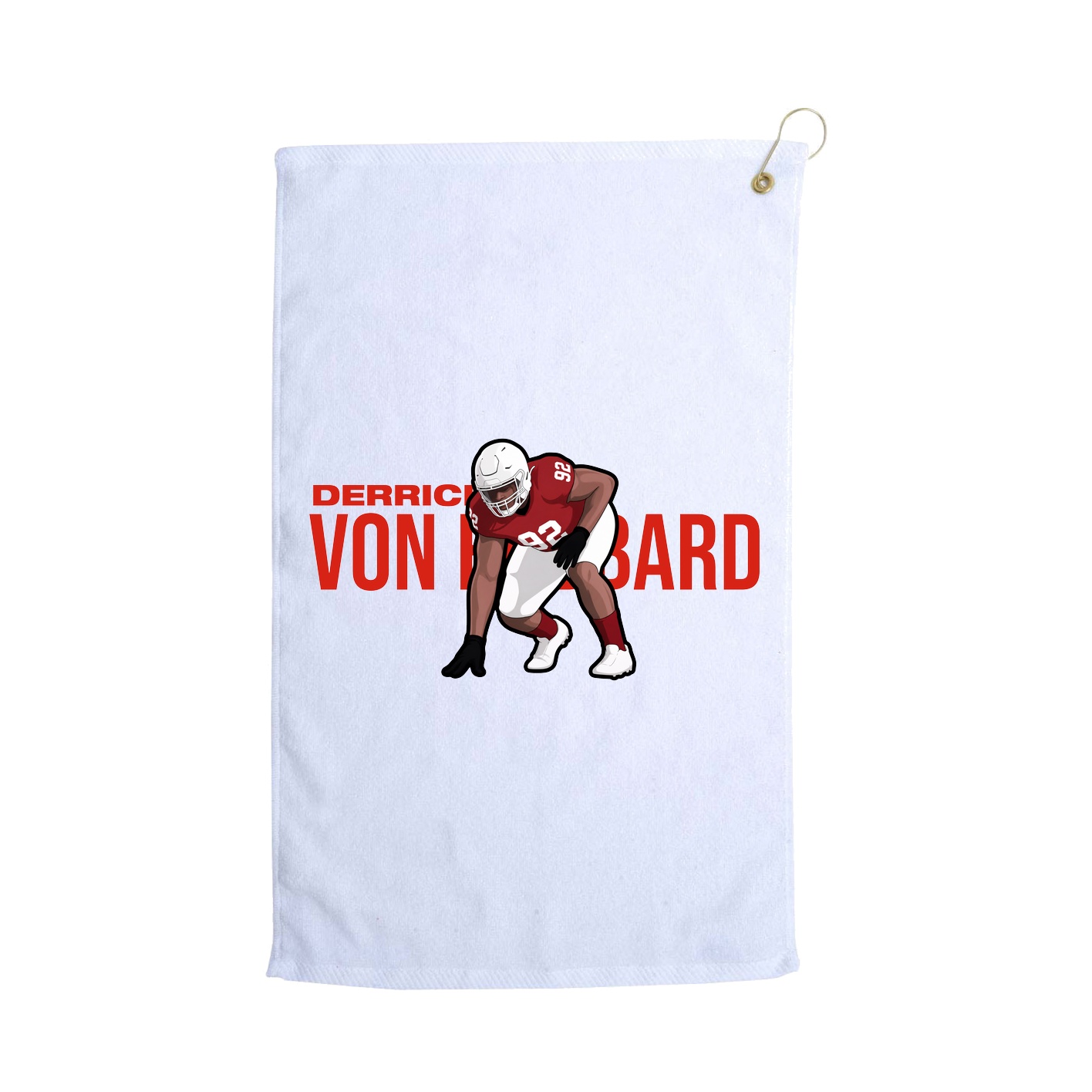 Golf Towel — Player Name in White