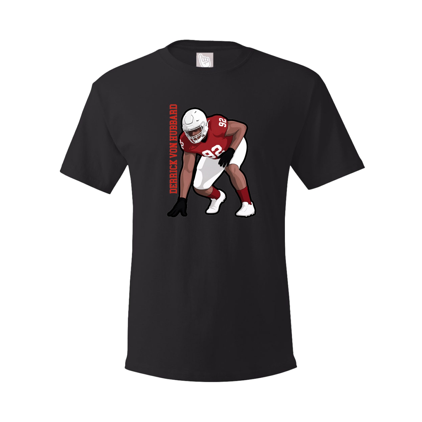 Tee — Name Vertical in Black