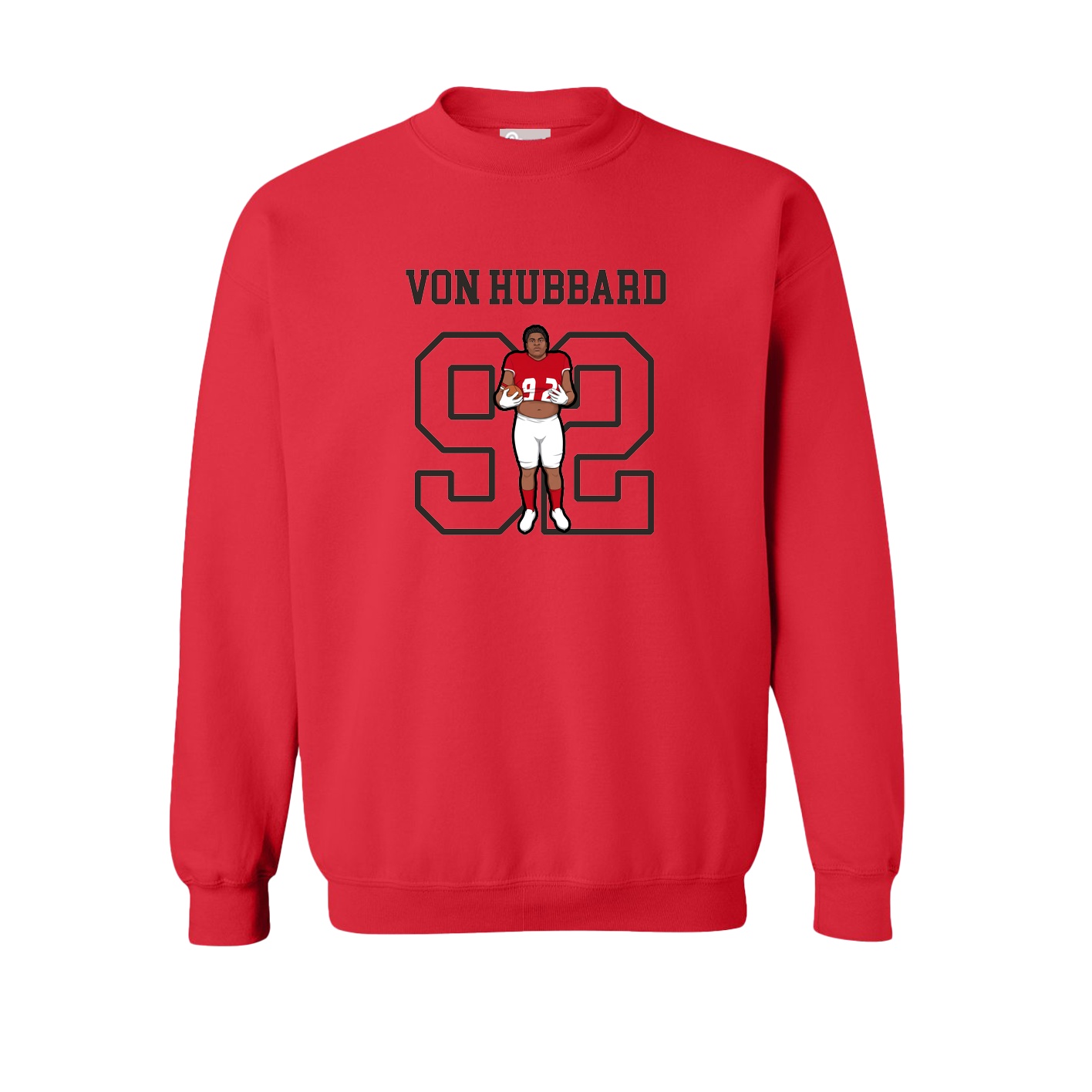 Fleece Crew — Shirsey in Red