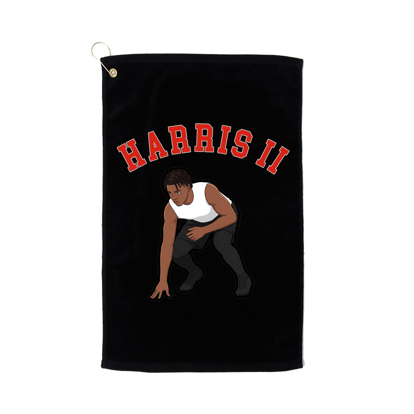 Golf Towel — Shirsey Arch in Black