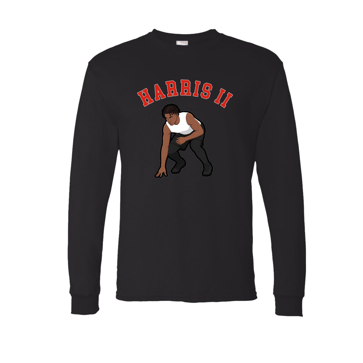 Long Sleeve Tee — Shirsey Arch in Black