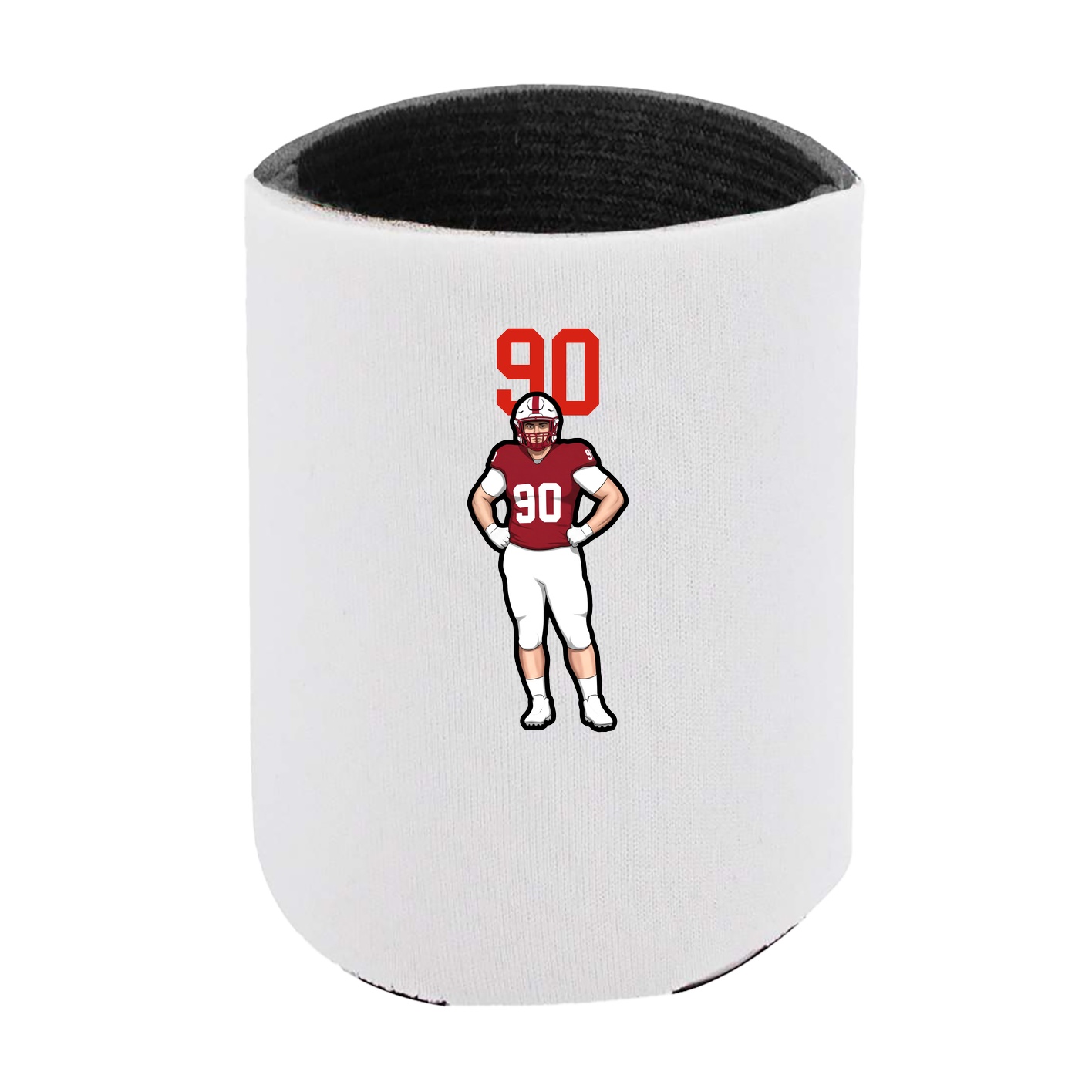 Can Holder — Number Top in White