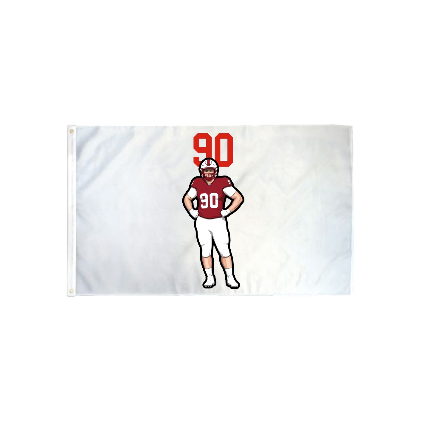 3x5 Flag — Number Top in Classic