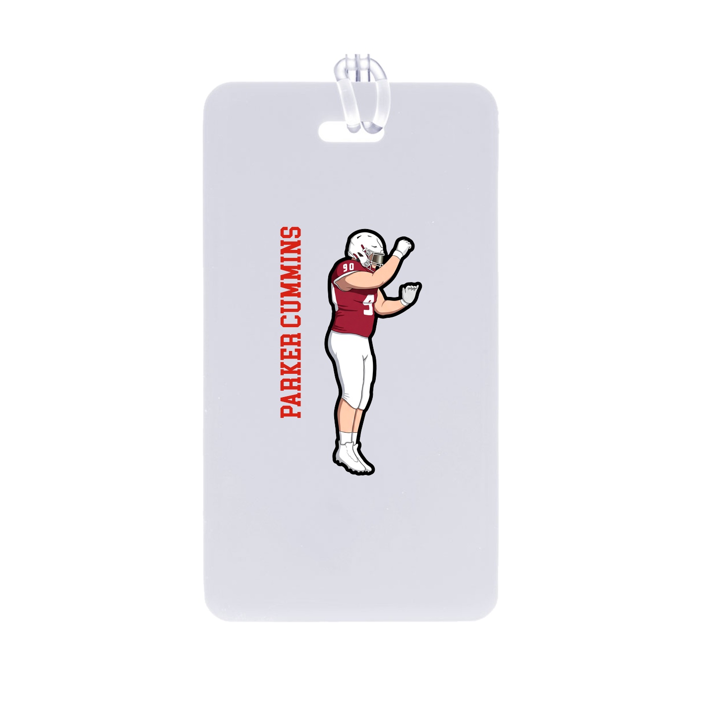 Bag Tag — Name Vertical in Classic