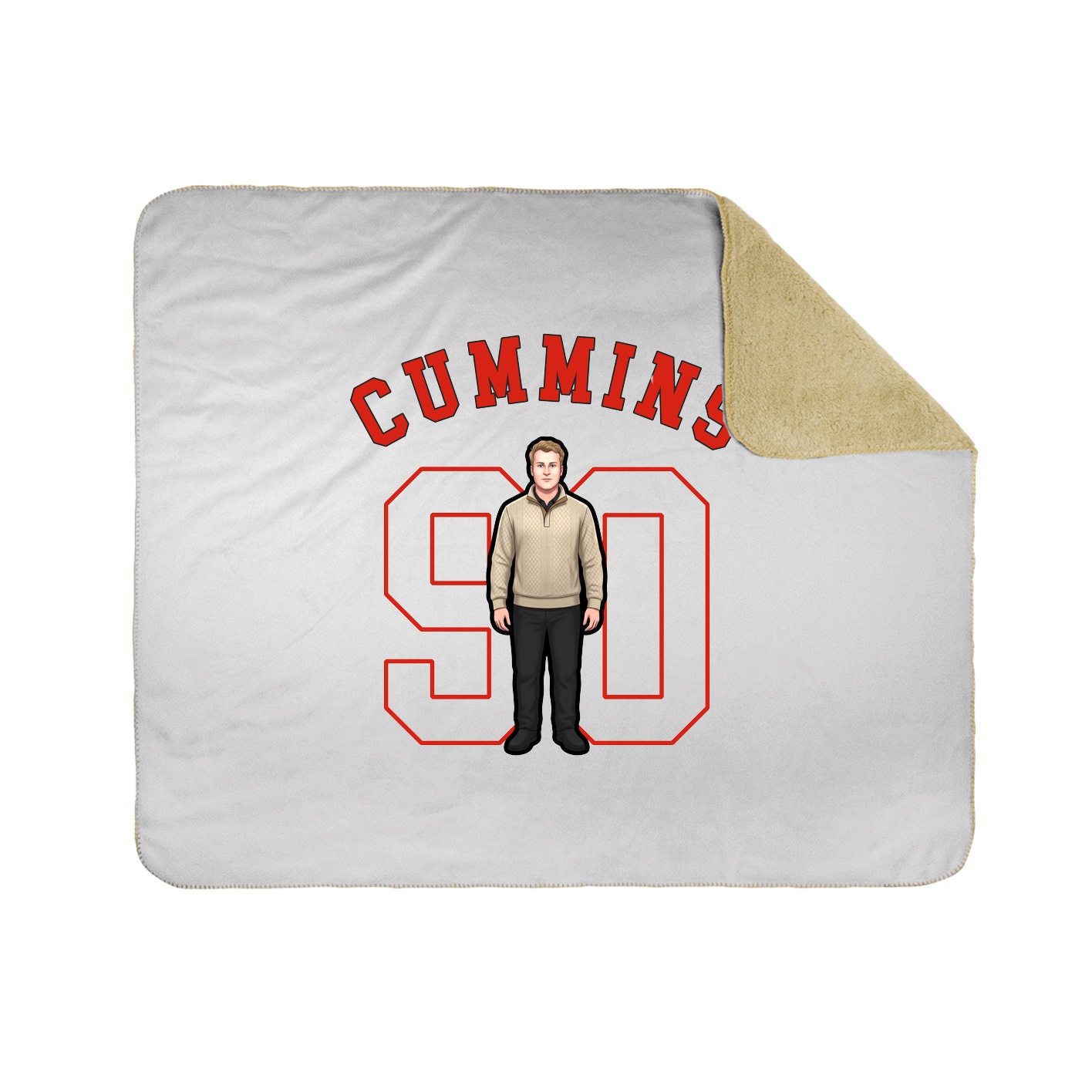 Throw Blanket — Shirsey Arch in White