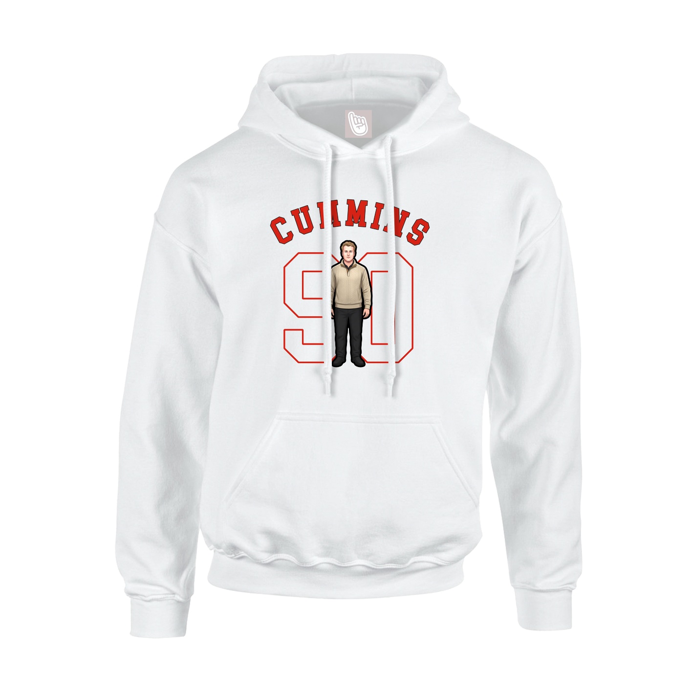 Hoodie — Shirsey Arch in White