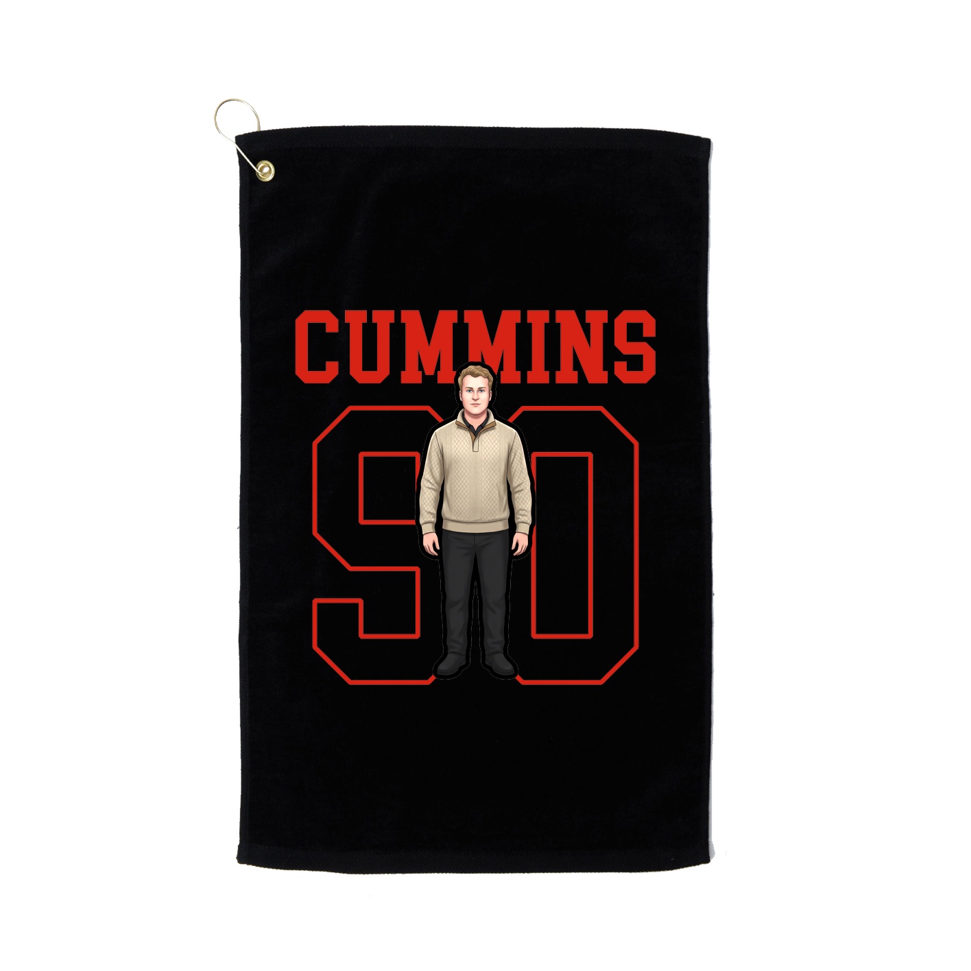 Golf Towel — Shirsey in Black