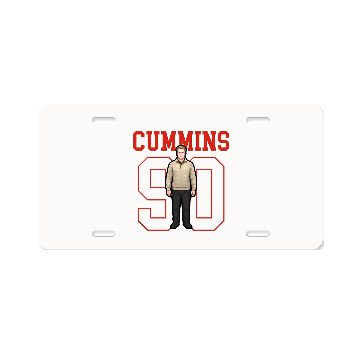 License Plate — Shirsey in Classic
