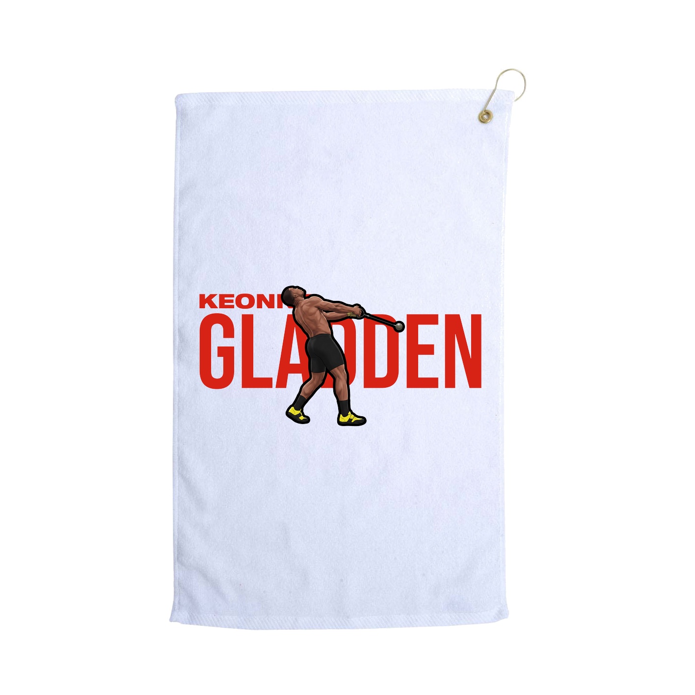 Golf Towel — Player Name in White