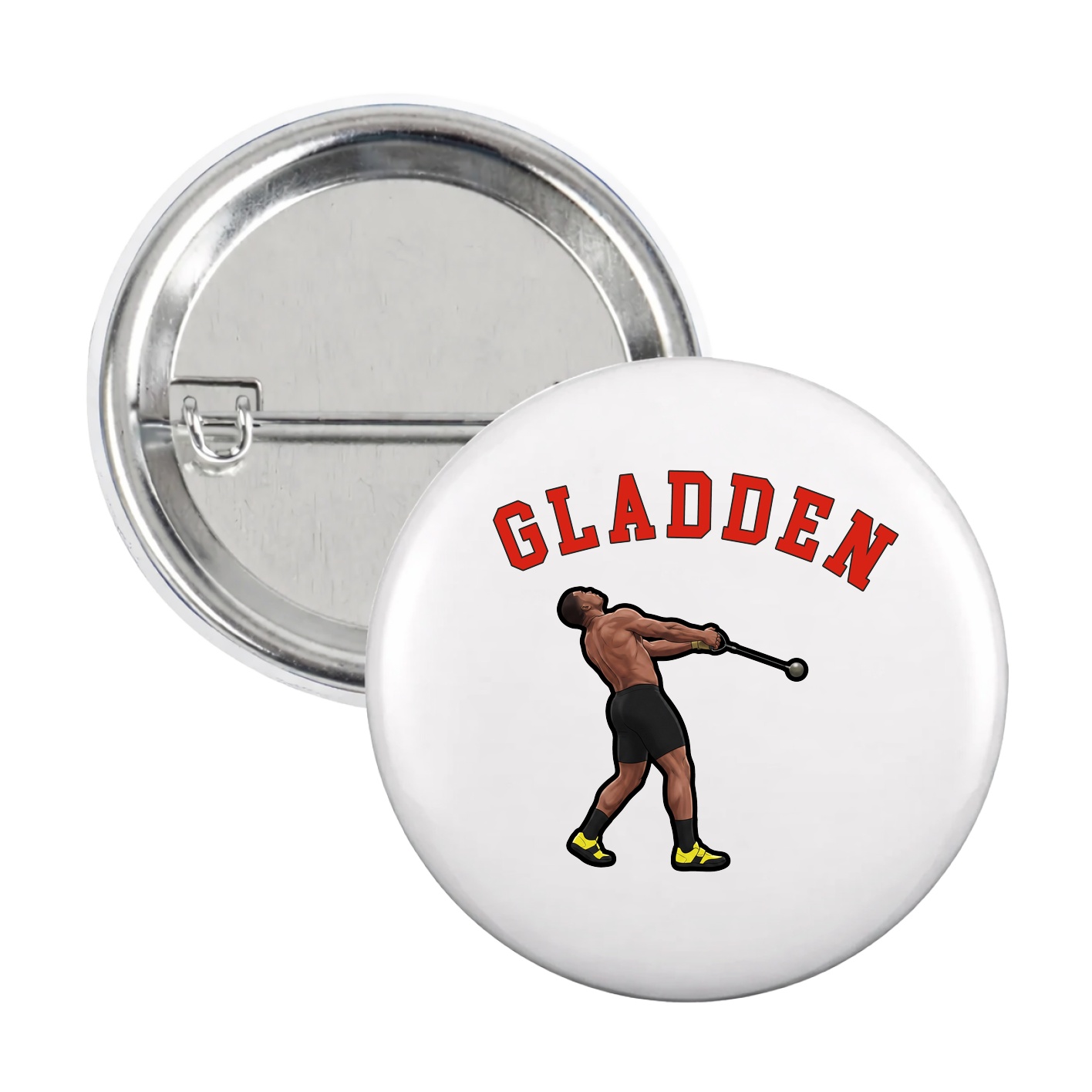 Game Day Button — Shirsey Arch in White
