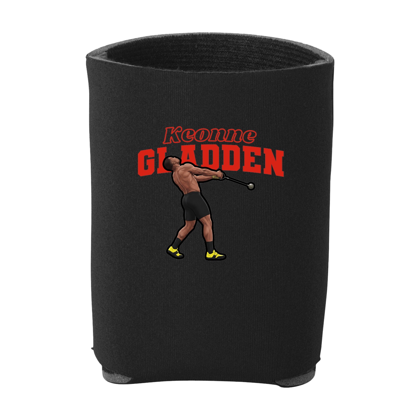 Can Holder — Name Arch in Black