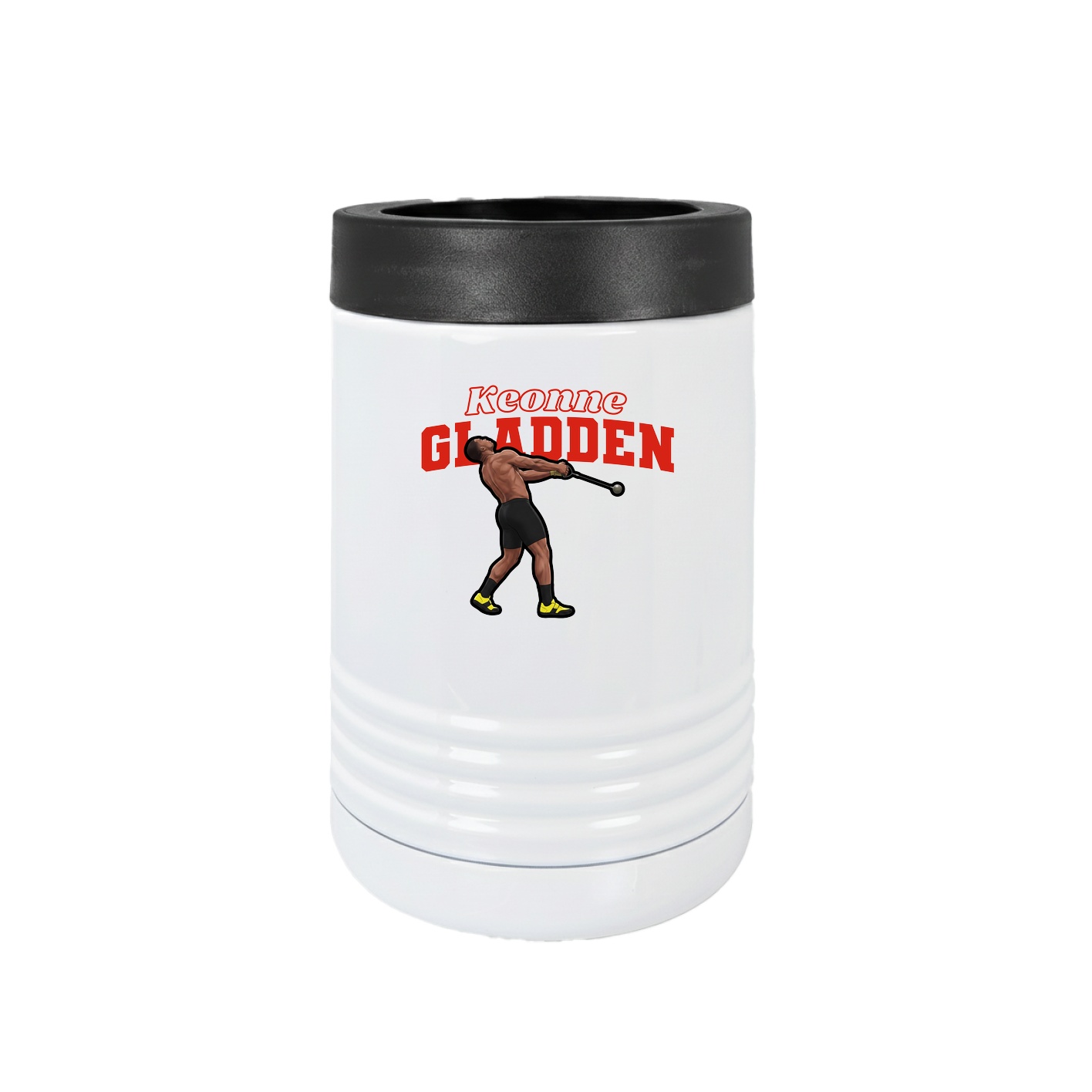Beverage Holder — Name Arch in White