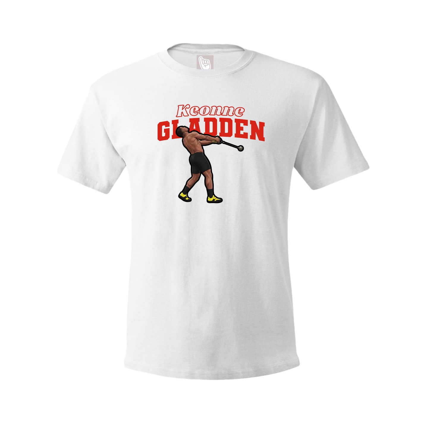 Tee — Name Arch in White