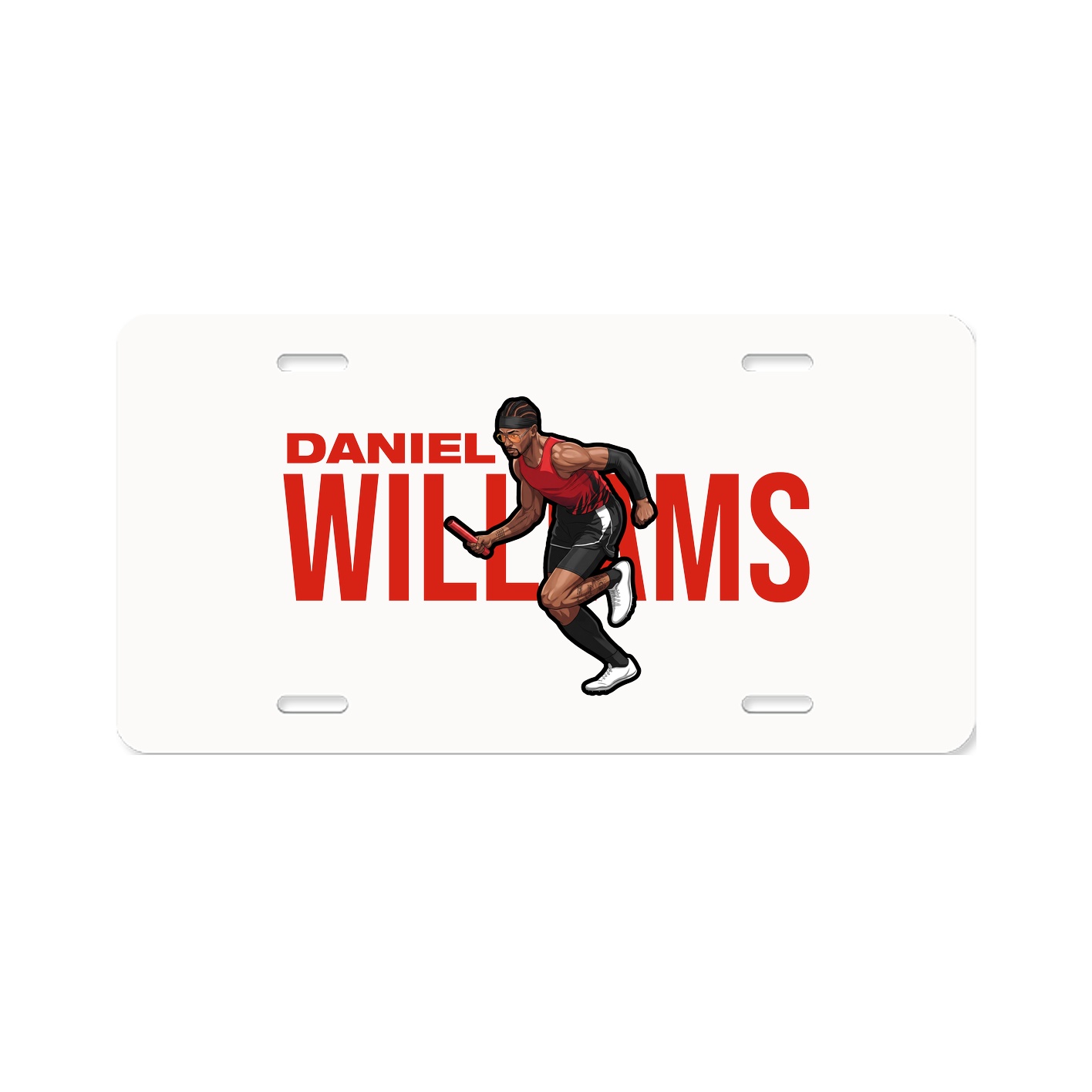 License Plate — Player Name in Classic