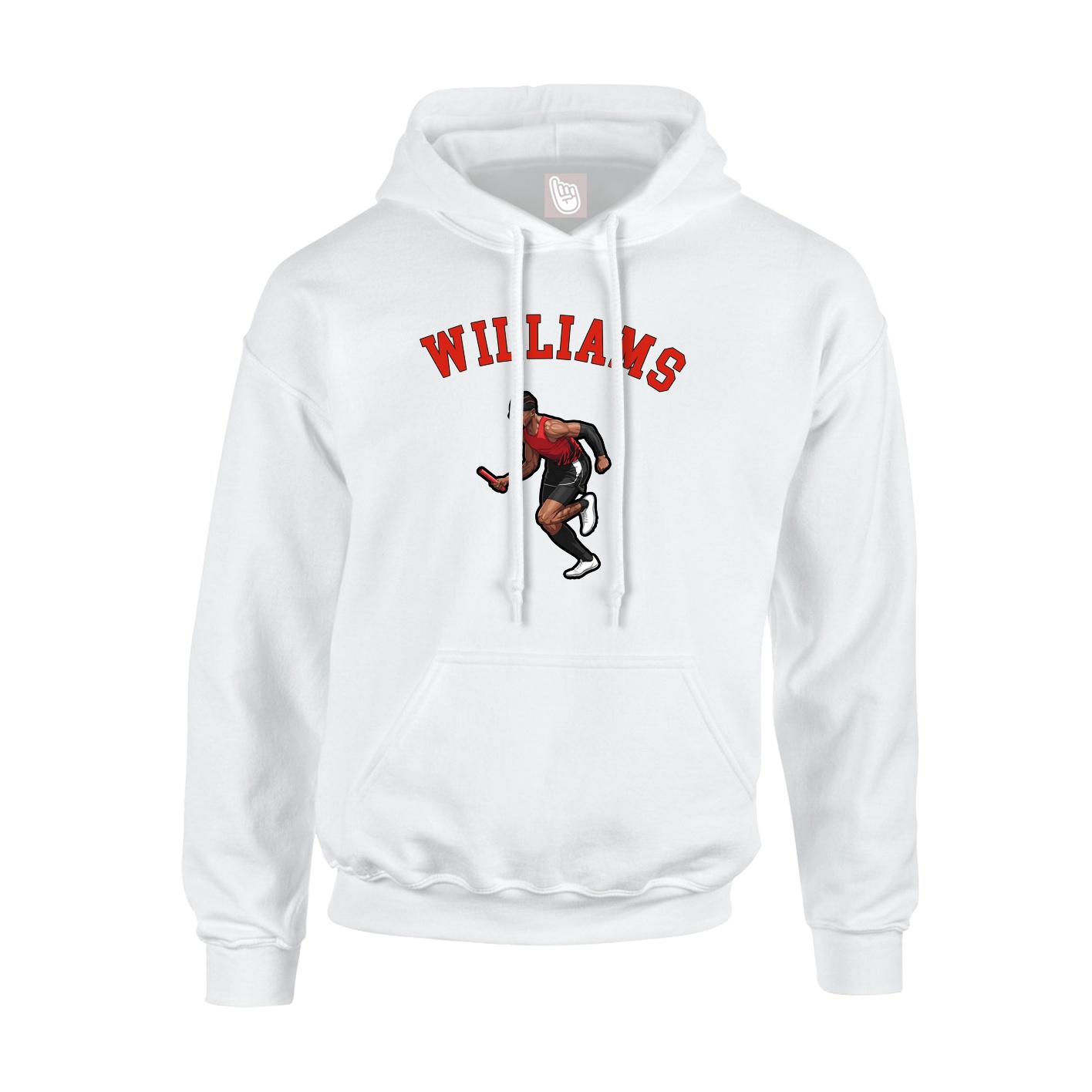 Hoodie — Shirsey Arch in White