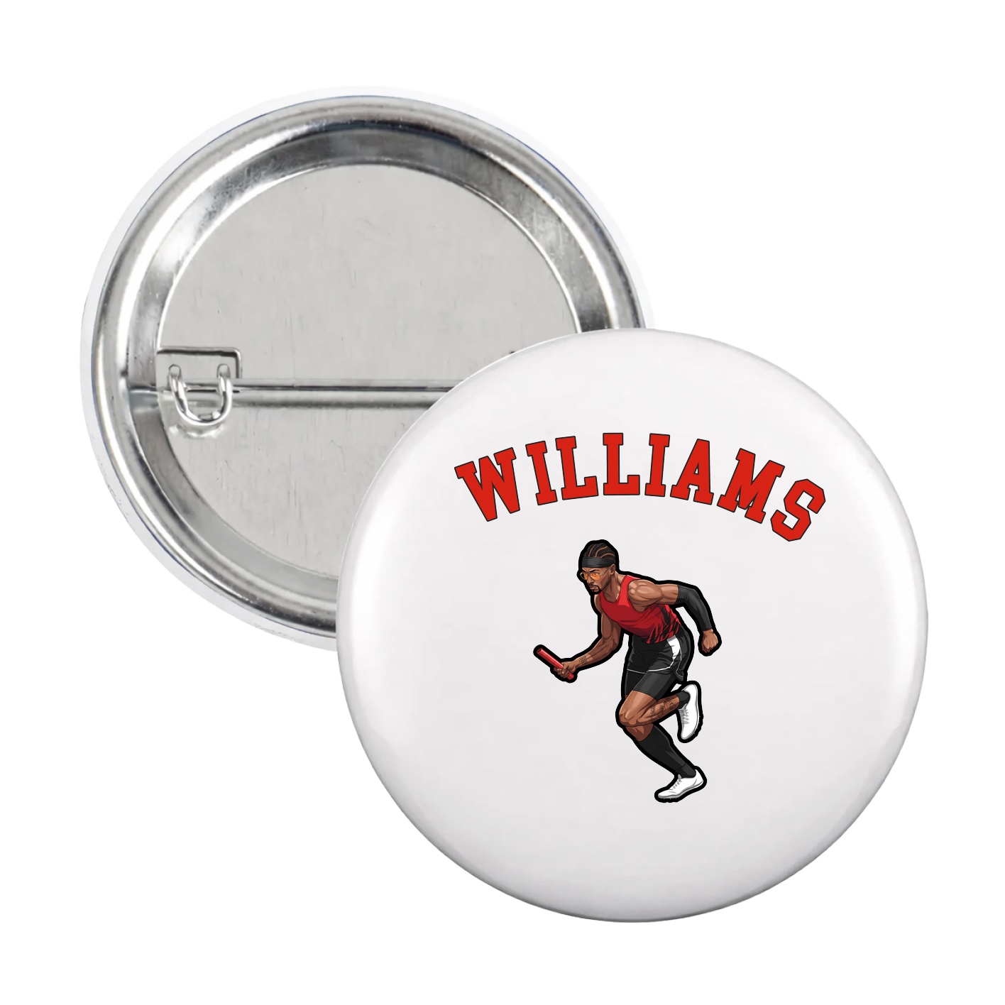 Game Day Button — Shirsey Arch in White
