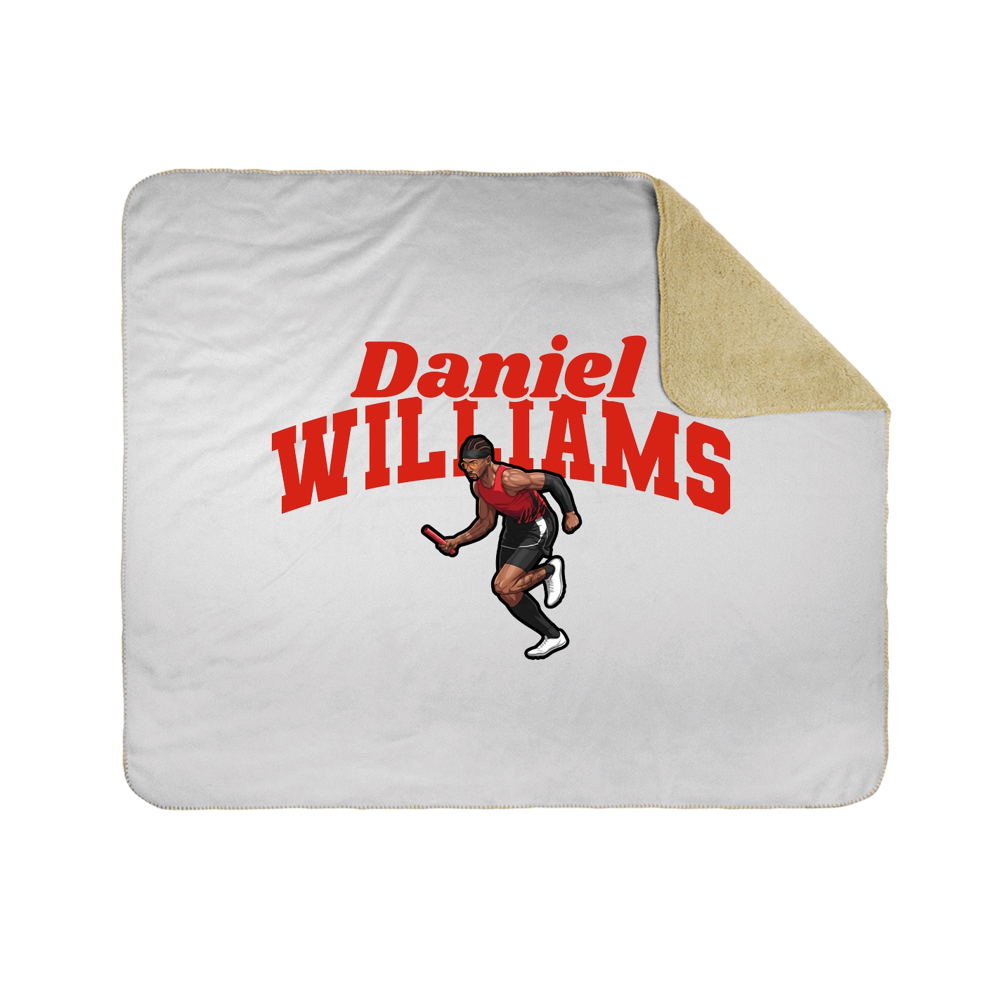 Throw Blanket — Signature Arch in White
