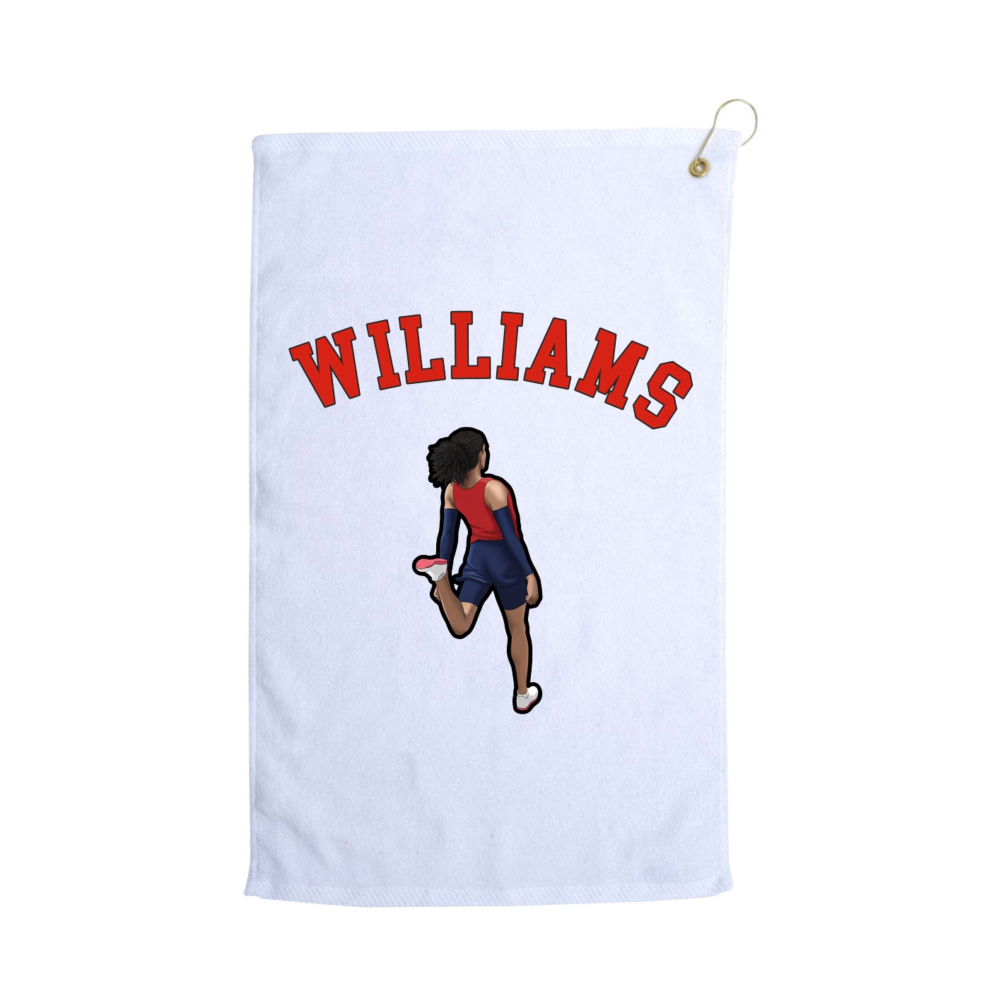 Golf Towel — Shirsey Arch in White