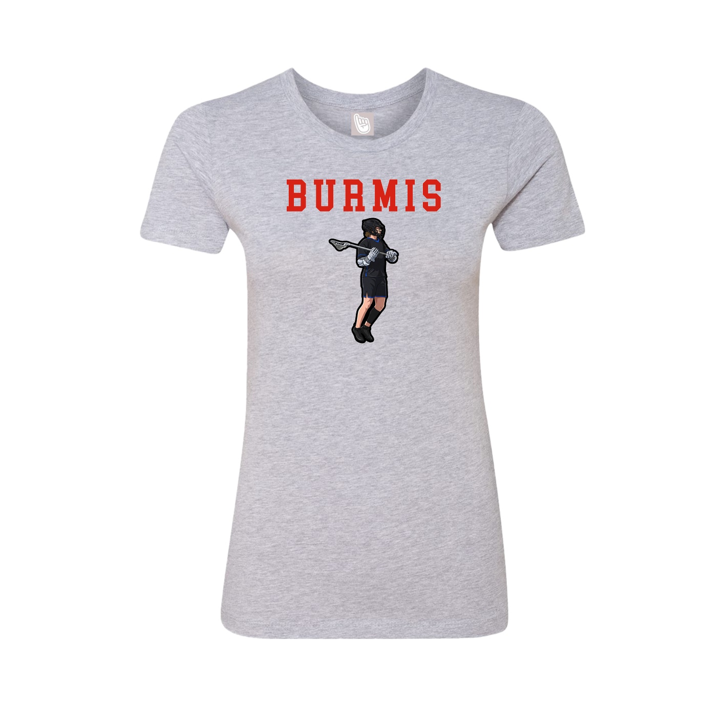 Fitted Women's Tee — Shirsey in Grey