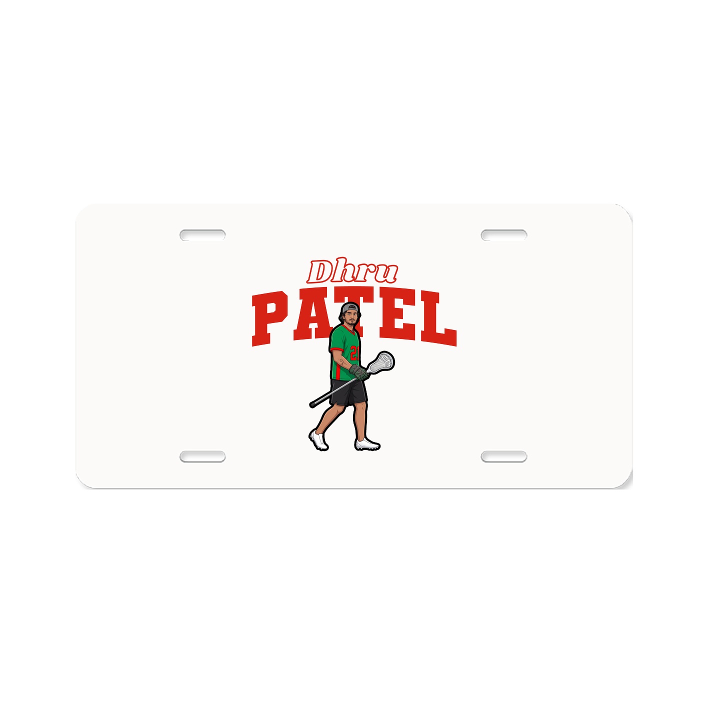 License Plate — Name Arch in Classic