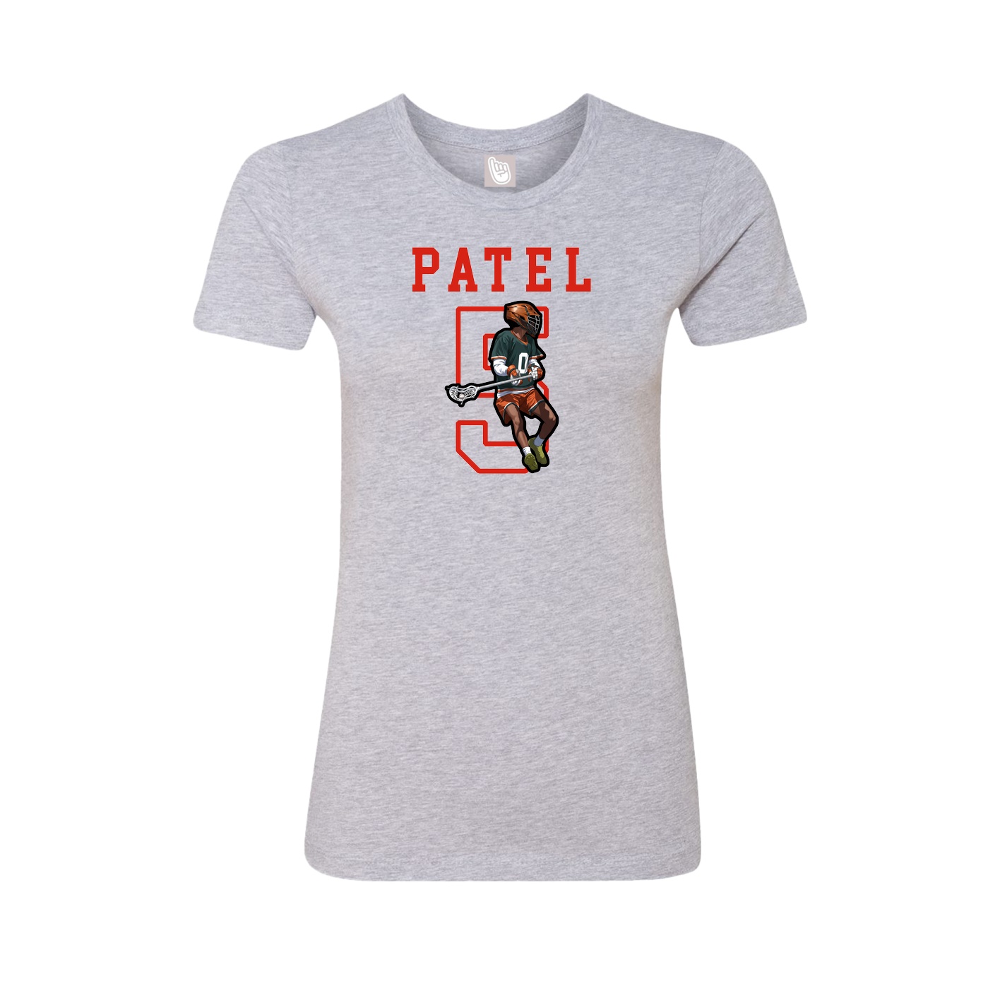 Fitted Women's Tee — Shirsey in Grey