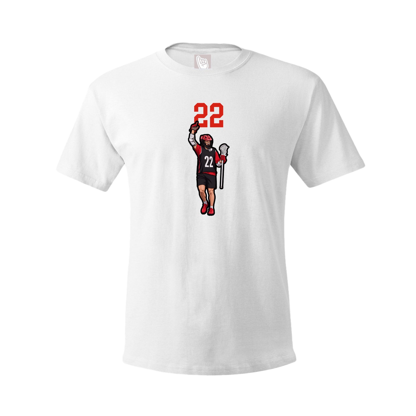 Tee — Number Top in White