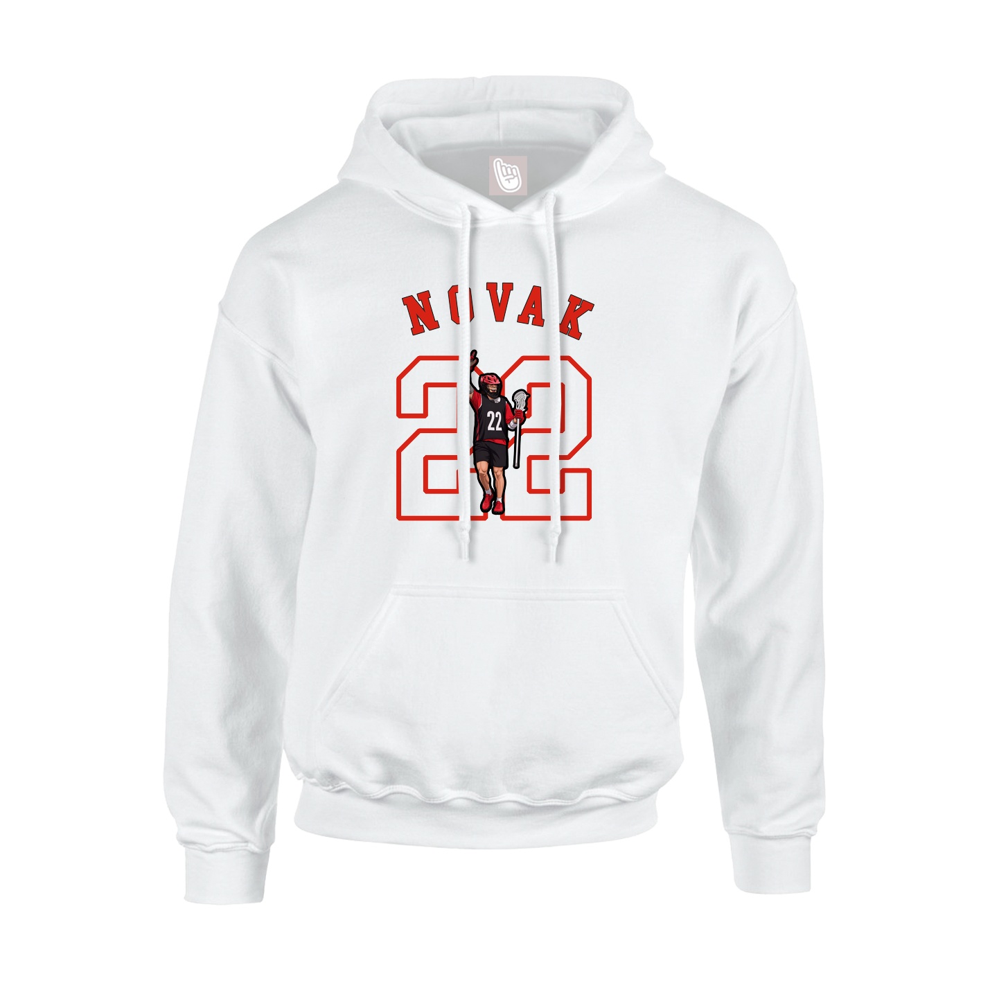 Hoodie — Shirsey Arch in White