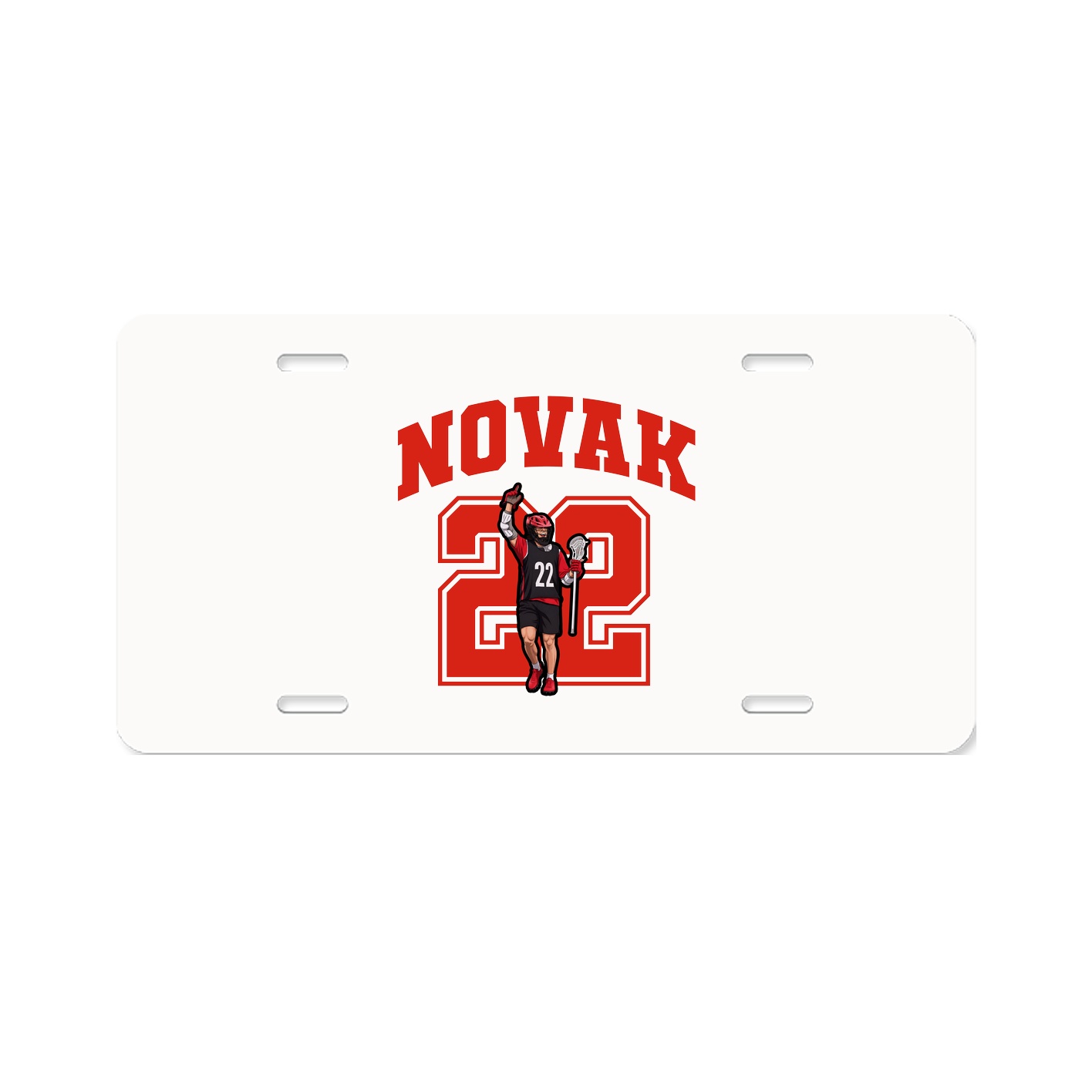 License Plate — Number in Classic