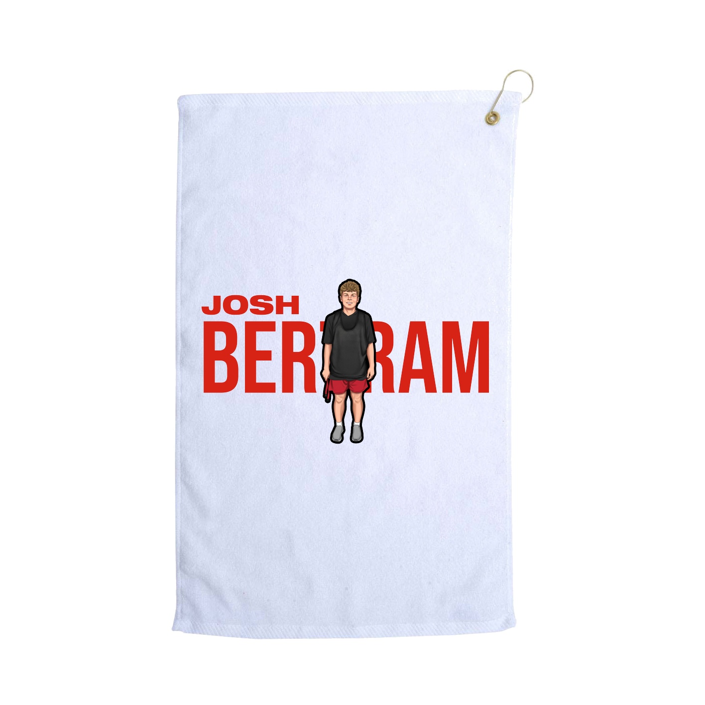 Golf Towel — Player Name in White