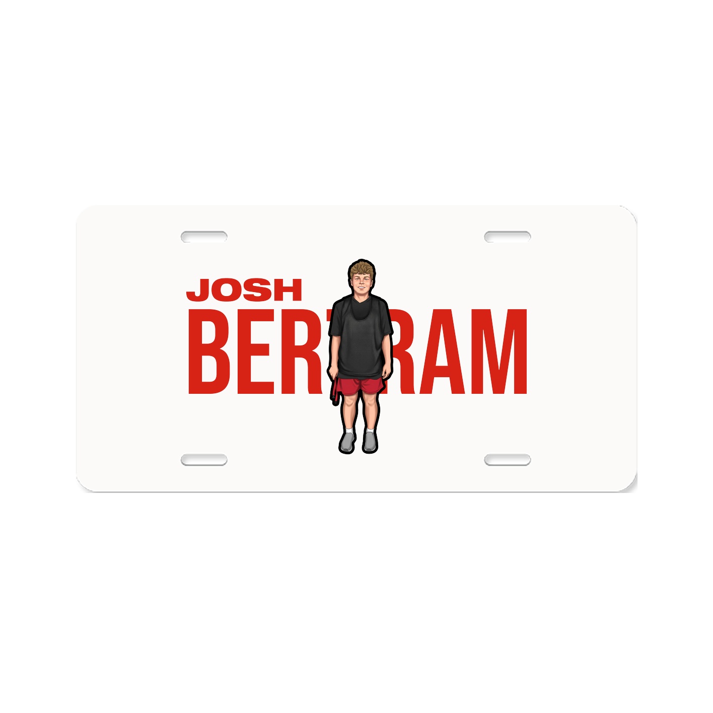 License Plate — Player Name in Classic