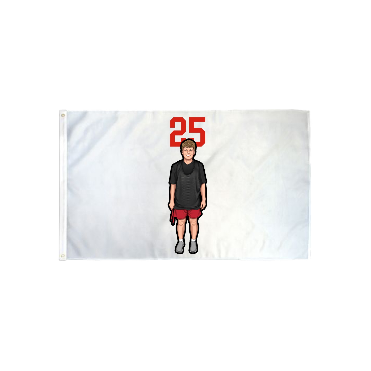 3x5 Flag — Number Top in Classic