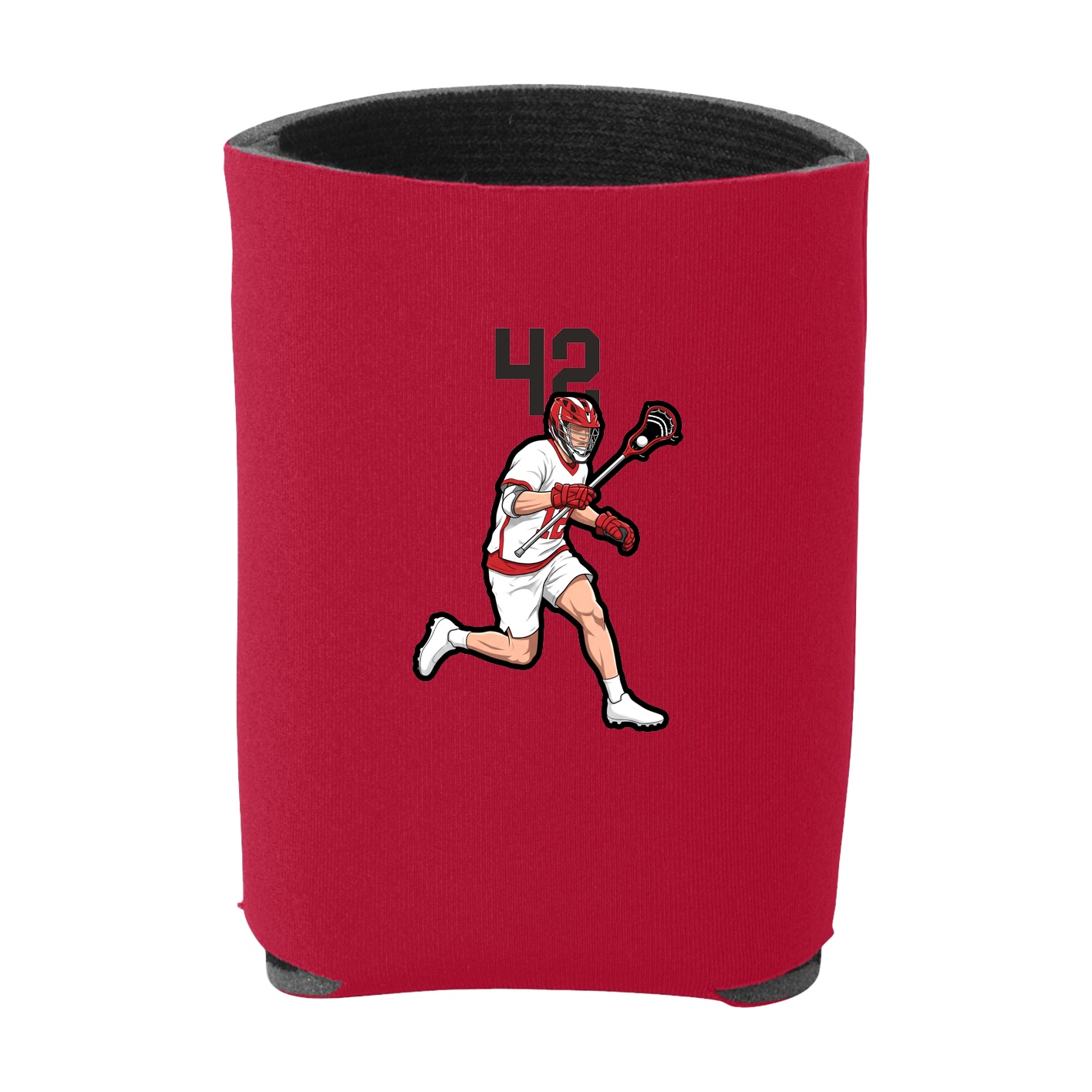 Can Holder — Number Top in Red