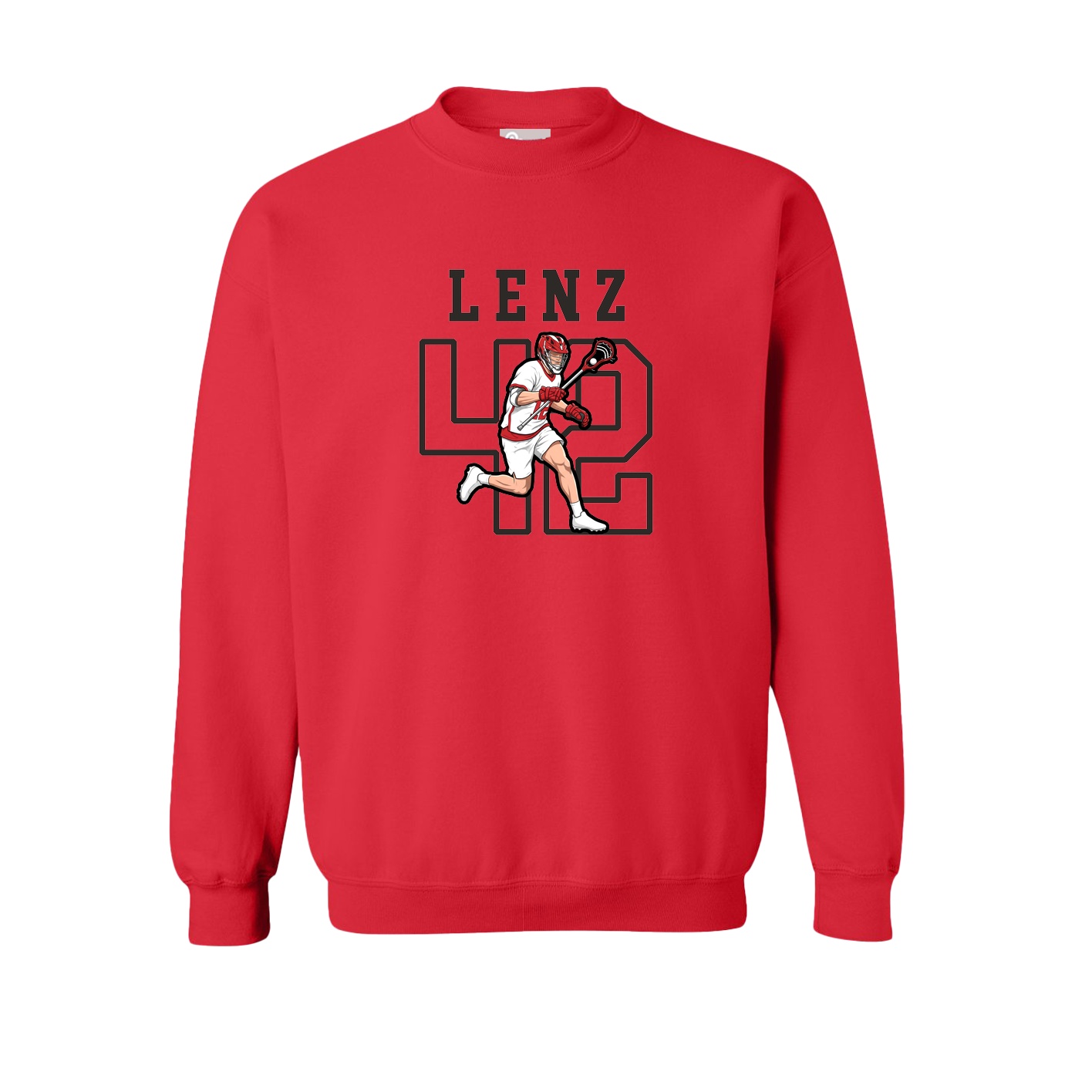Fleece Crew — Shirsey in Red