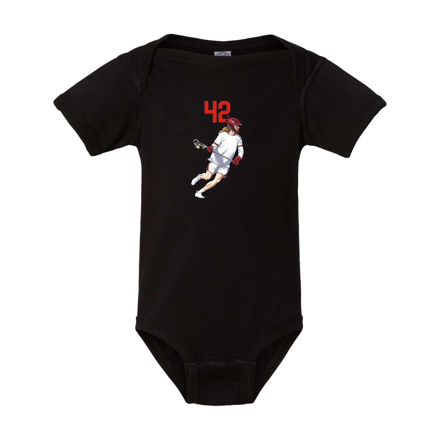 Baby Onesie — Number Top in Black