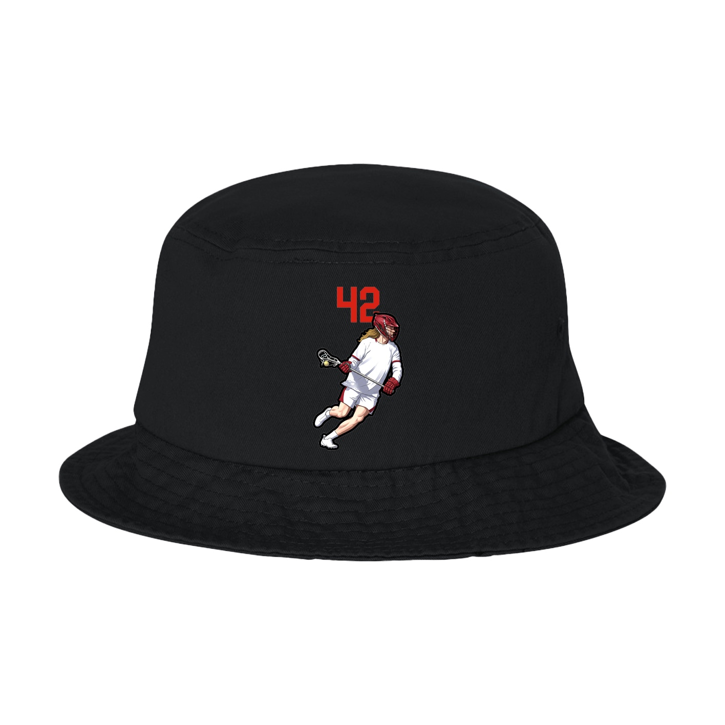 Bucket Cap — Number Top in Black