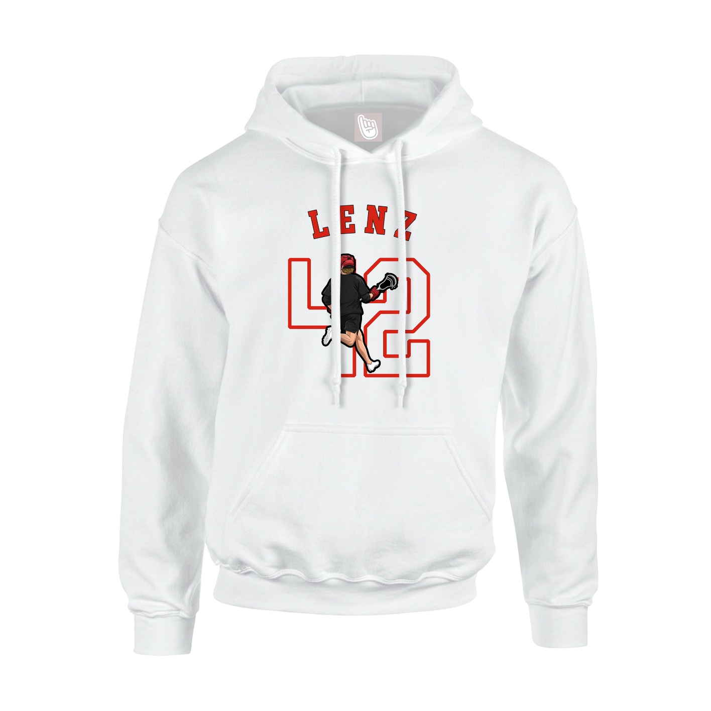 Hoodie — Shirsey Arch in White