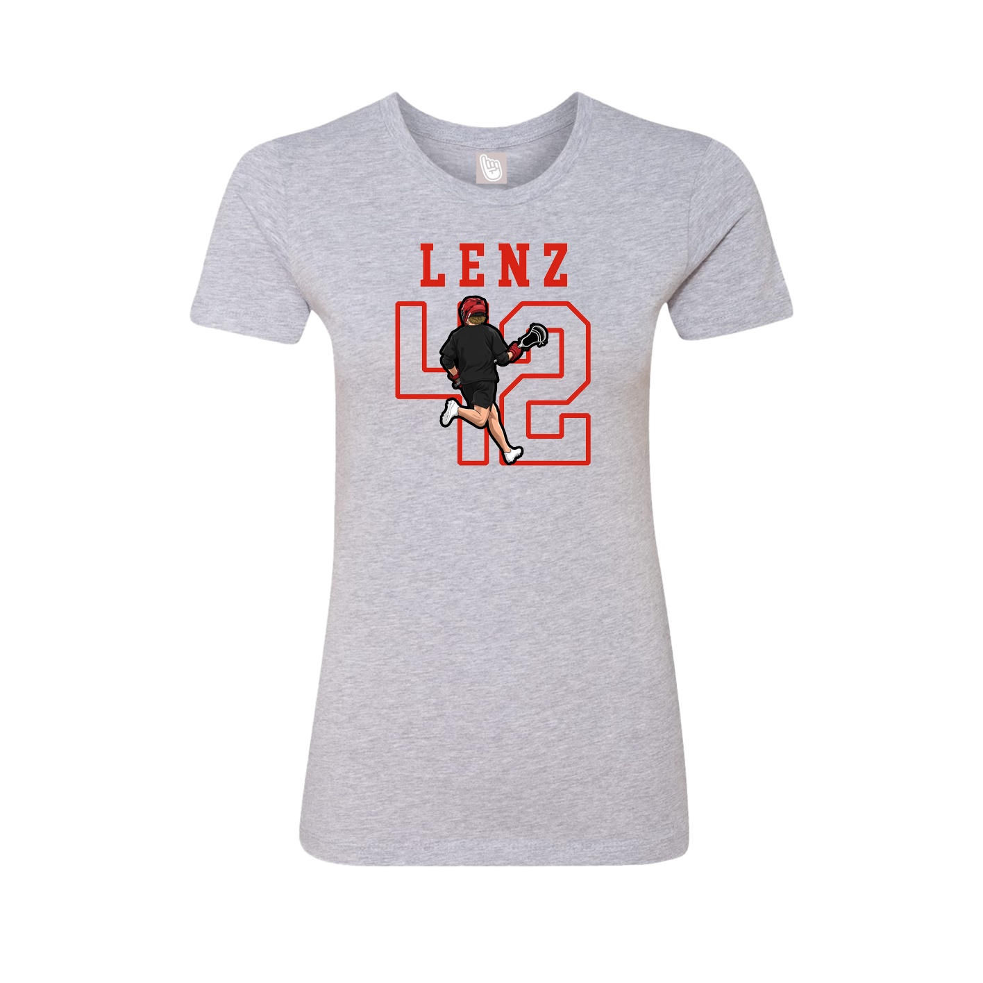 Fitted Women's Tee — Shirsey in Grey