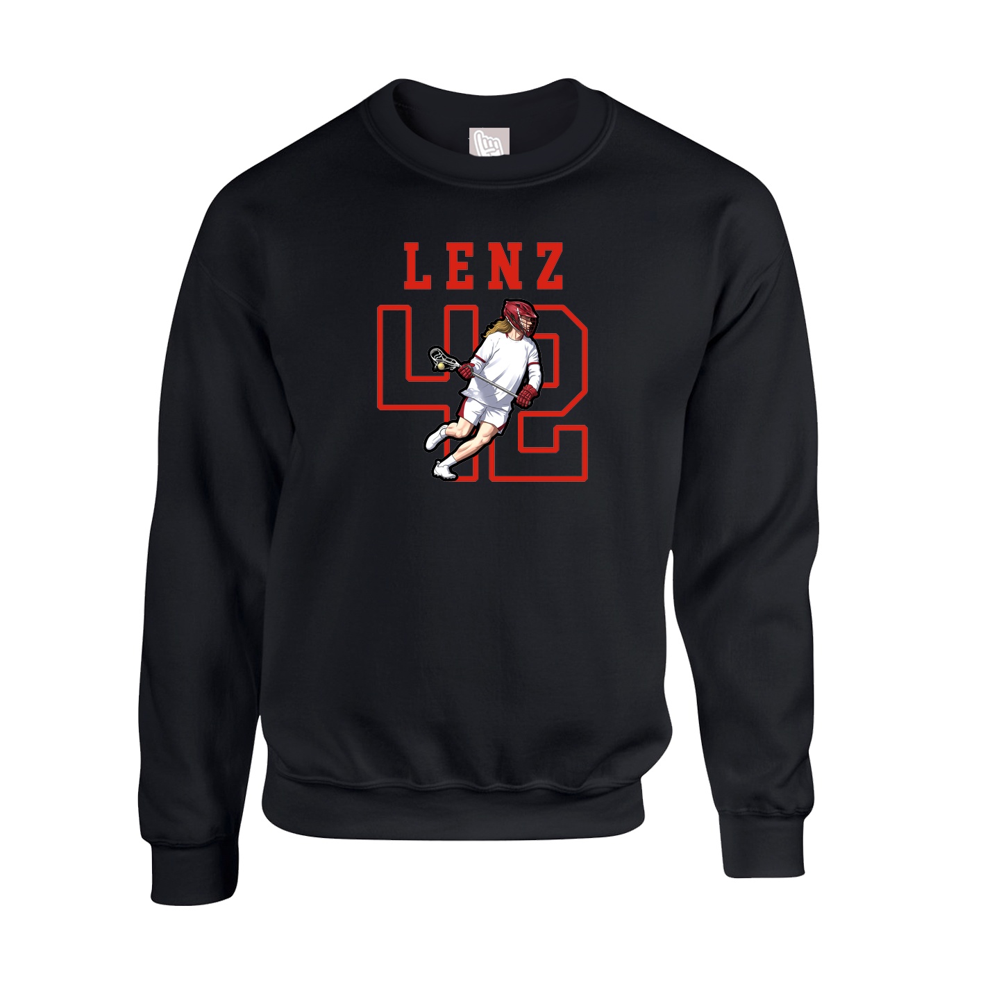 Fleece Crew — Shirsey in Black